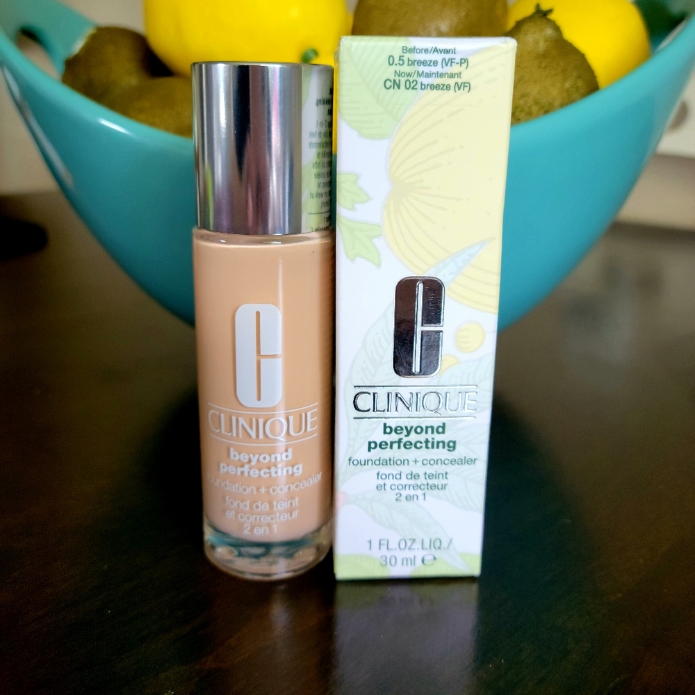 Clinique beyond perfecting foundation
